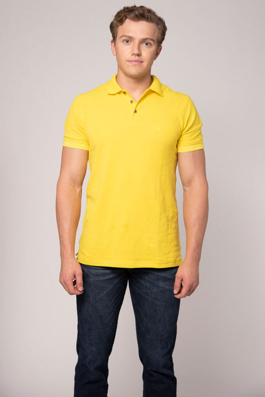 Pima Cotton Polo Piqué – Yellow